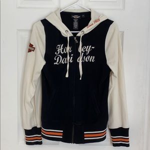 Harley Davidson zip up hoodie